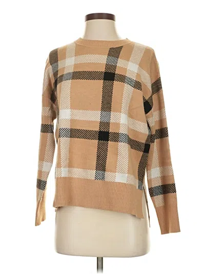 Pre-owned Laundry By Shelli Segal Pullover Sweater In Brown