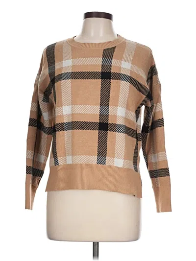 Pre-owned Laundry By Shelli Segal Pullover Sweater In Tan