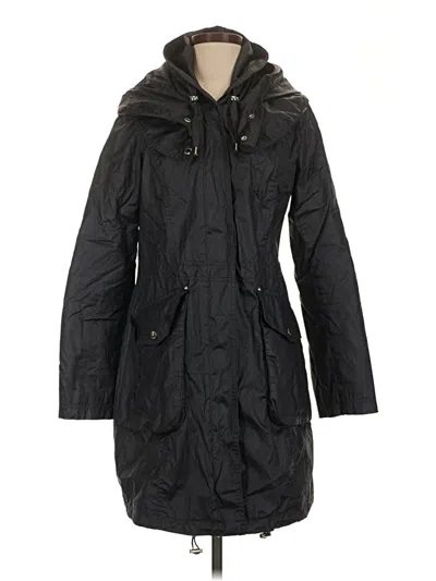 Pre-owned Laundry By Shelli Segal Raincoat In Black