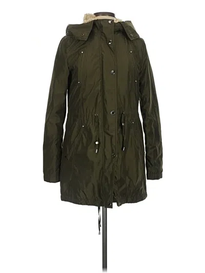 Pre-owned Laundry By Shelli Segal Raincoat In Green