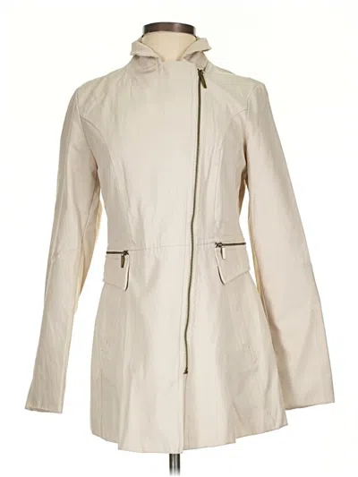 Pre-owned Laundry By Shelli Segal Raincoat In White