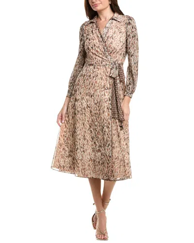 LAUNDRY BY SHELLI SEGAL REVERSIBLE WRAP DRESS