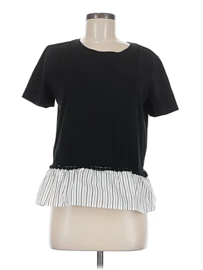 Pre-owned Laundry By Shelli Segal Short Sleeve T-shirt In Black