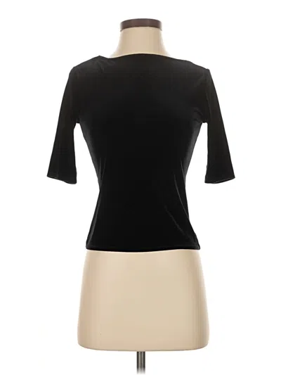 Pre-owned Laundry By Shelli Segal Short Sleeve T-shirt In Black