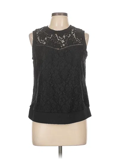 Pre-owned Laundry By Shelli Segal Sleeveless Blouse In Black