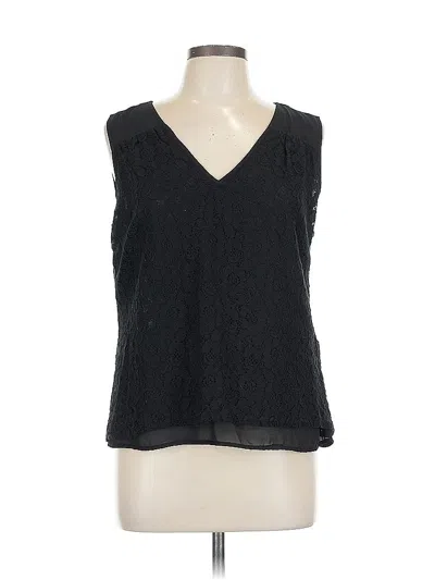 Pre-owned Laundry By Shelli Segal Sleeveless Blouse In Black