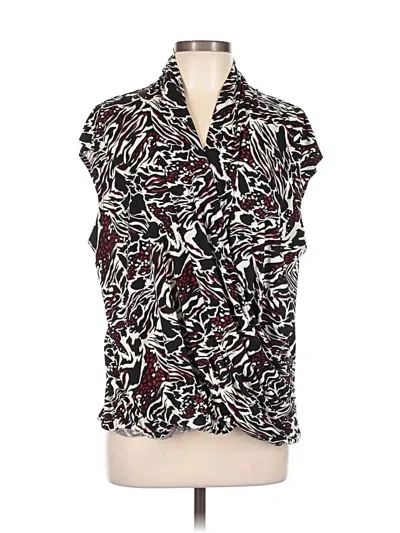 Pre-owned Laundry By Shelli Segal Sleeveless Blouse In Black