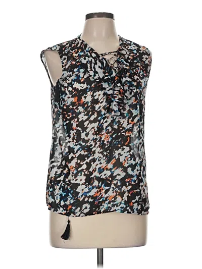Pre-owned Laundry By Shelli Segal Sleeveless Blouse In Black
