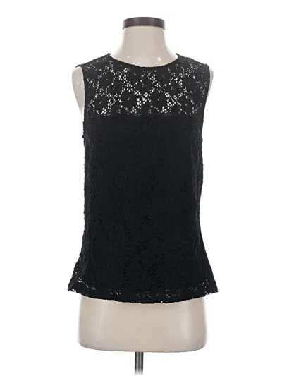Pre-owned Laundry By Shelli Segal Sleeveless Blouse In Black