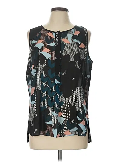 Pre-owned Laundry By Shelli Segal Sleeveless Blouse In Black