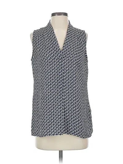 Pre-owned Laundry By Shelli Segal Sleeveless Blouse In Blue