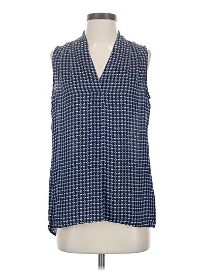 Pre-owned Laundry By Shelli Segal Sleeveless Blouse In Blue
