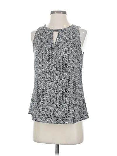 Pre-owned Laundry By Shelli Segal Sleeveless Blouse In Gray