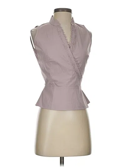 Pre-owned Laundry By Shelli Segal Sleeveless Blouse In Gray