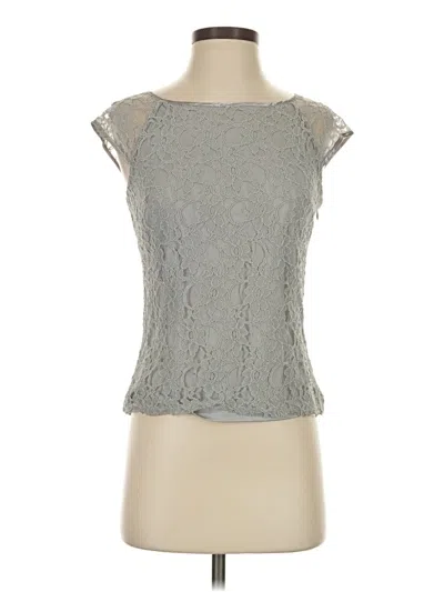 Pre-owned Laundry By Shelli Segal Sleeveless Blouse In Gray