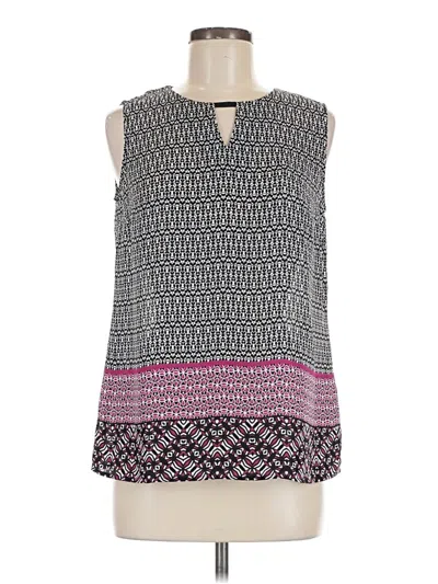 Pre-owned Laundry By Shelli Segal Sleeveless Blouse In Gray