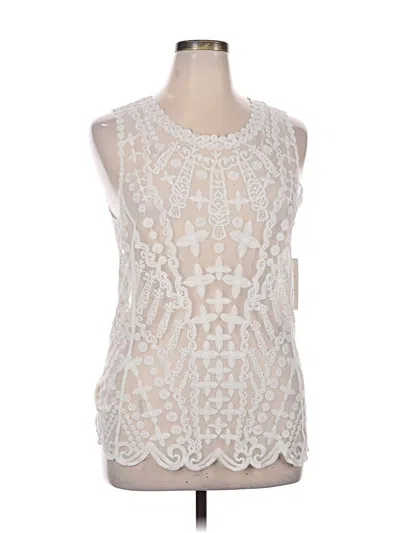 Laundry By Shelli Segal Sleeveless Blouse In Ivory