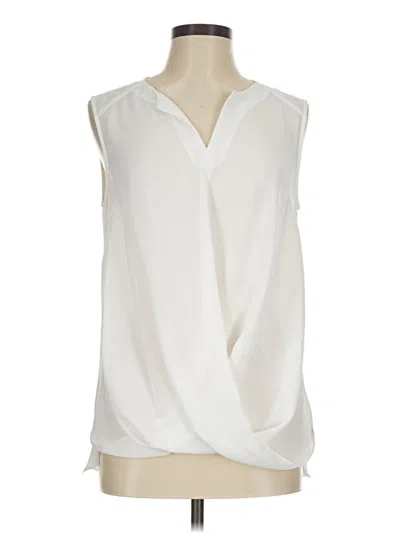 Pre-owned Laundry By Shelli Segal Sleeveless Blouse In Ivory