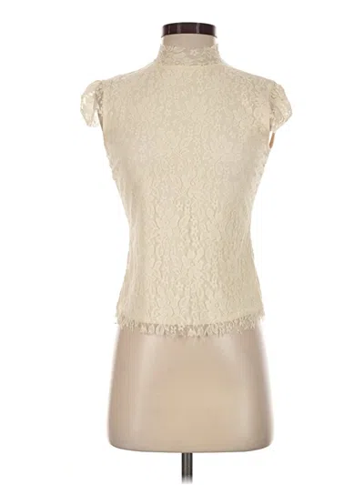 Pre-owned Laundry By Shelli Segal Sleeveless Blouse In Ivory