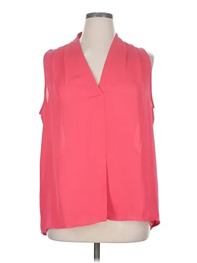 Pre-owned Laundry By Shelli Segal Sleeveless Blouse In Pink