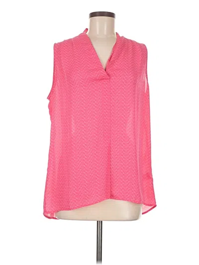 Pre-owned Laundry By Shelli Segal Sleeveless Blouse In Pink