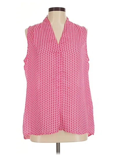 Pre-owned Laundry By Shelli Segal Sleeveless Blouse In Pink