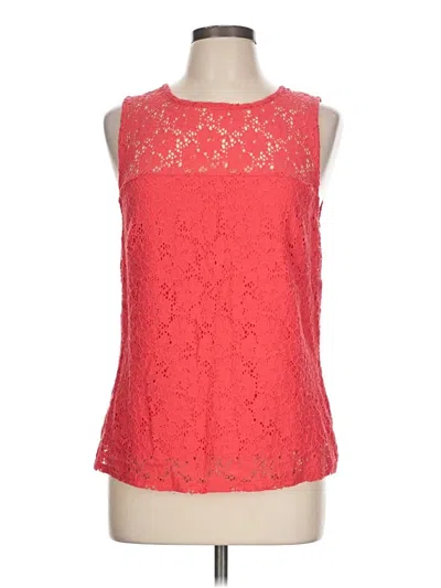 Pre-owned Laundry By Shelli Segal Sleeveless Blouse In Red