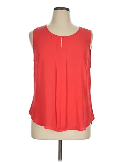 Pre-owned Laundry By Shelli Segal Sleeveless Blouse In Red