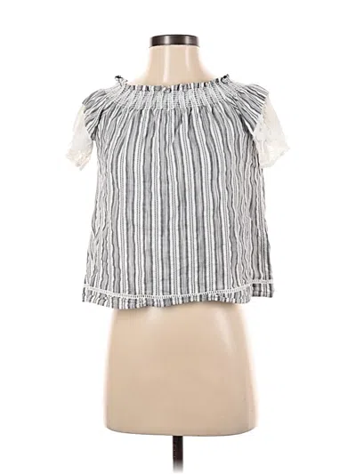 Pre-owned Laundry By Shelli Segal Sleeveless Blouse In Silver