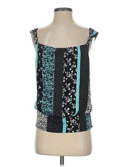 Pre-owned Laundry By Shelli Segal Sleeveless Blouse In Teal