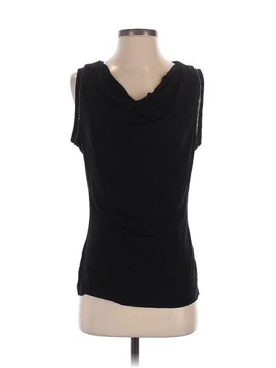 Pre-owned Laundry By Shelli Segal Sleeveless Top Black Cowl Neck Tops