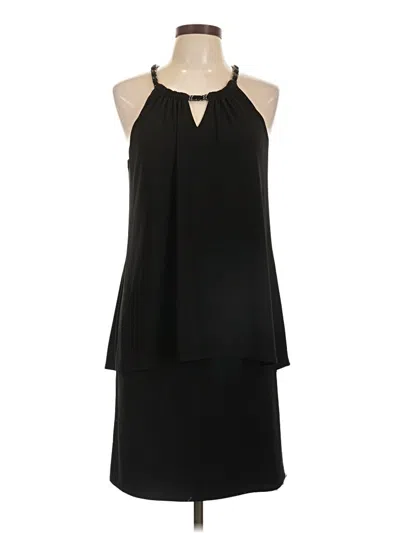 Pre-owned Laundry By Shelli Segal Sleeveless Top Black Halter Neckline Tops