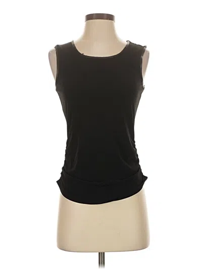 Pre-owned Laundry By Shelli Segal Sleeveless Top Black Scoop Neck Tops