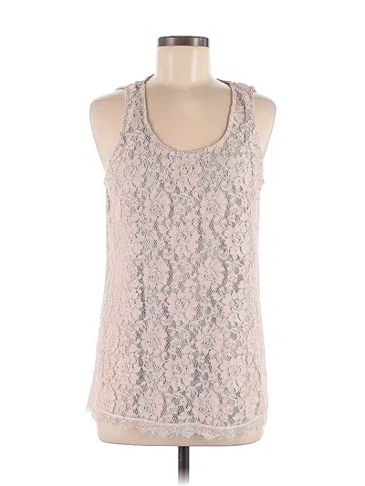 Pre-owned Laundry By Shelli Segal Sleeveless Top Pink Halter Neckline Tops
