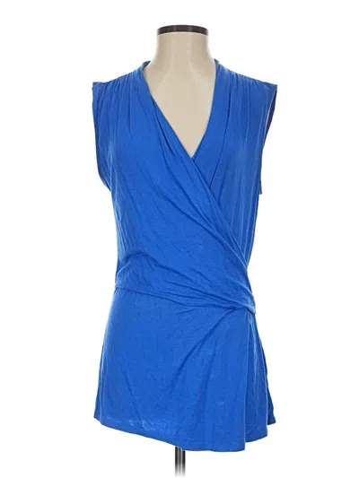 Pre-owned Laundry By Shelli Segal Sleeveless T-shirt In Blue