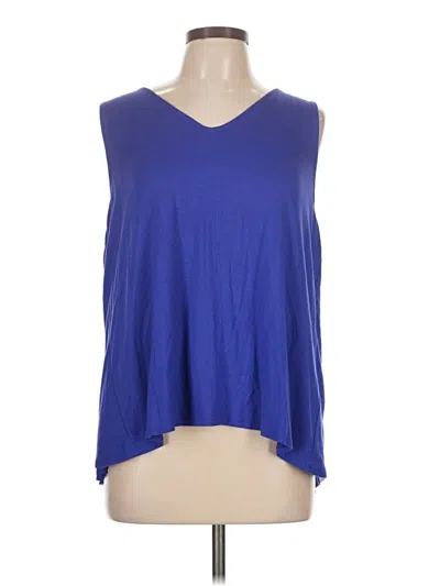 Pre-owned Laundry By Shelli Segal Sleeveless T-shirt In Blue