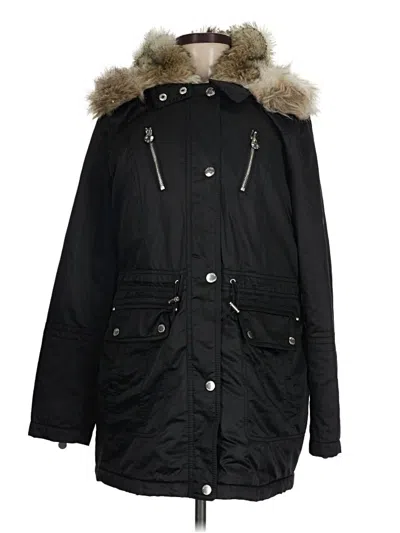 Pre-owned Laundry By Shelli Segal Snow Jacket In Black