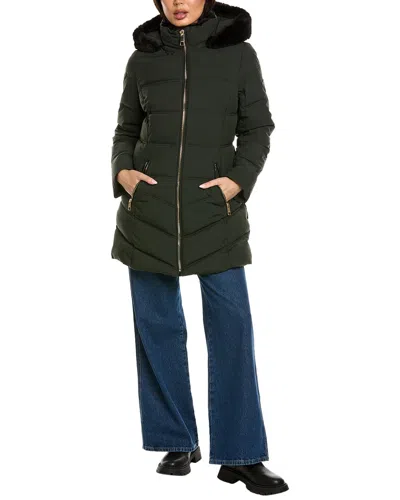 Laundry By Shelli Segal Soft Tech Jacket In Green