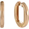 Laundry By Shelli Segal Square Hoop Earrings In Gold