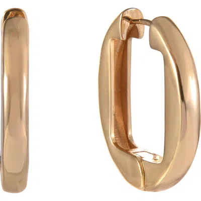 Laundry By Shelli Segal Square Hoop Earrings In Gold