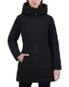 Laundry By Shelli Segal Stretch Double Layer Jacket In Black