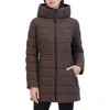 Laundry By Shelli Segal Stretch Puffer Jacket In Brown