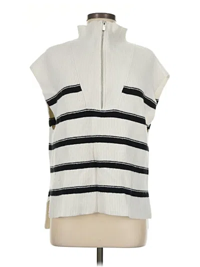 Pre-owned Laundry By Shelli Segal Sweater Vest In White