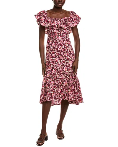 LAUNDRY BY SHELLI SEGAL SWEETHEART MIDI DRESS