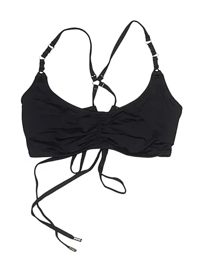Pre-owned Laundry By Shelli Segal Swimsuit Top Black Swimwear