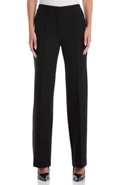 Laundry By Shelli Segal Tech Double Weave Pants In Black