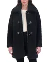 Laundry By Shelli Segal Toggle Coat In Black