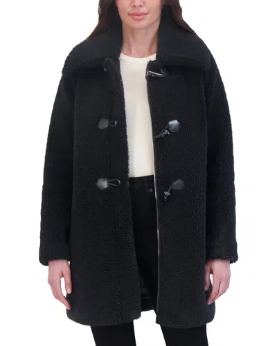 Laundry By Shelli Segal Toggle Coat In Black