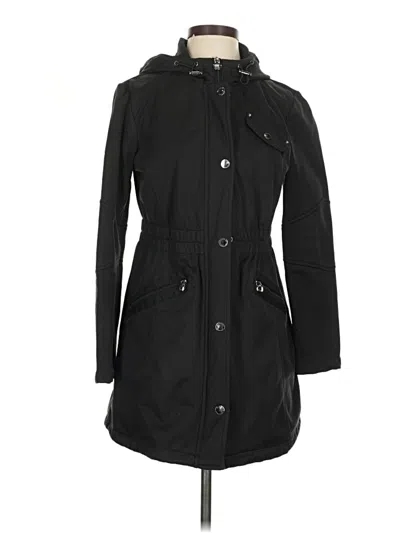 Pre-owned Laundry By Shelli Segal Trenchcoat In Black