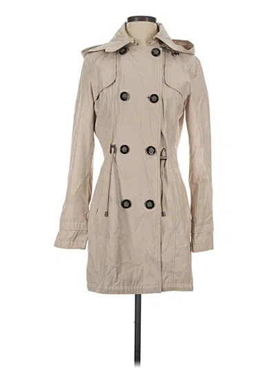 Pre-owned Laundry By Shelli Segal Trenchcoat In Tan